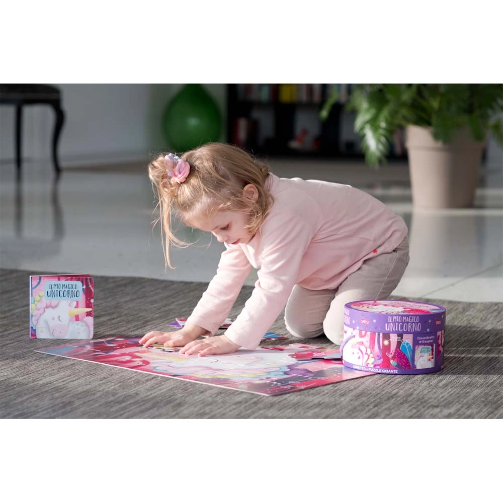 The Magic Unicorn Book & Puzzle - Suitable for 3 years & above