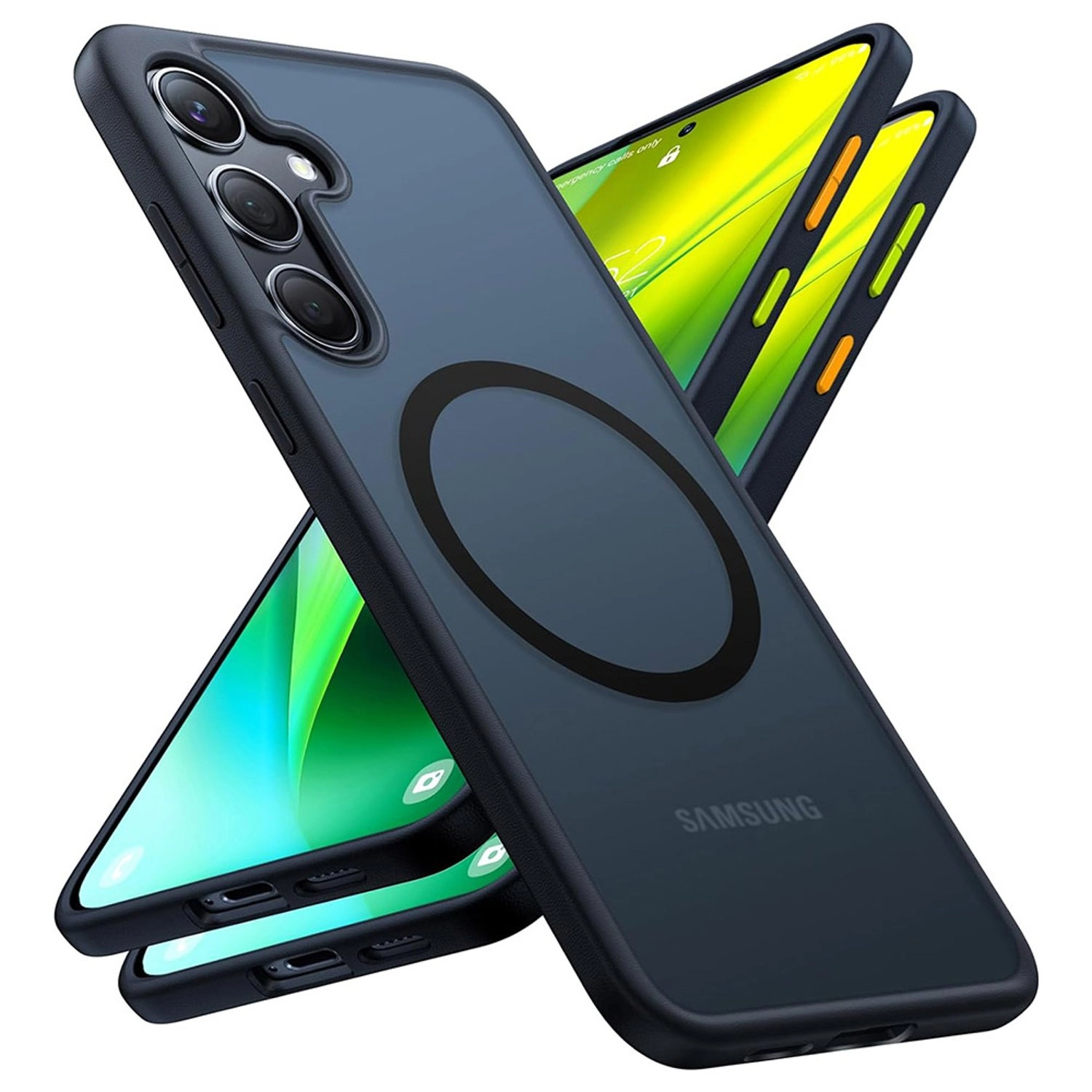 Torras Magnetic Shockproof Case with MagSafe for Galaxy S24+