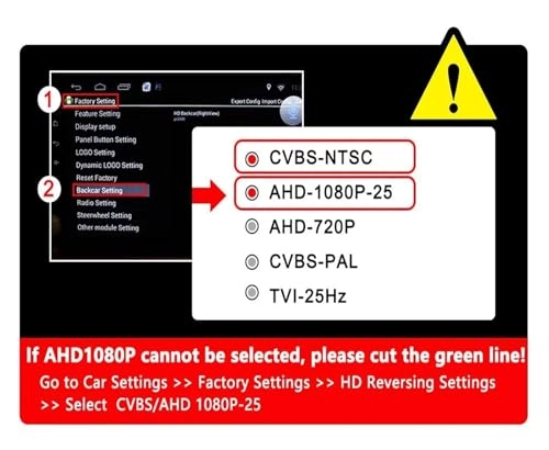 Intelligent Dynamic Trajectory Car Rear View Camera - Night Vision Wire 4K AHD 1080P