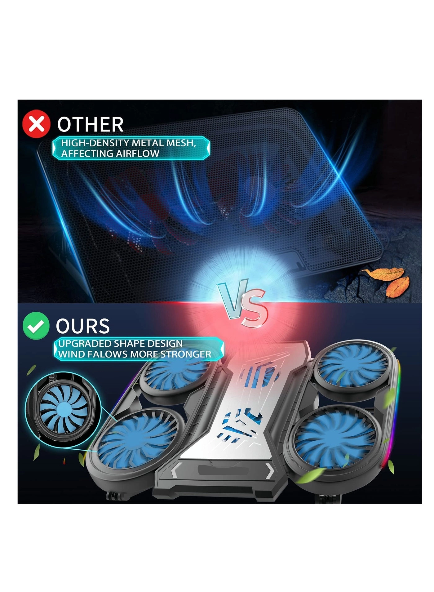 Folding Laptop Cooling Pad