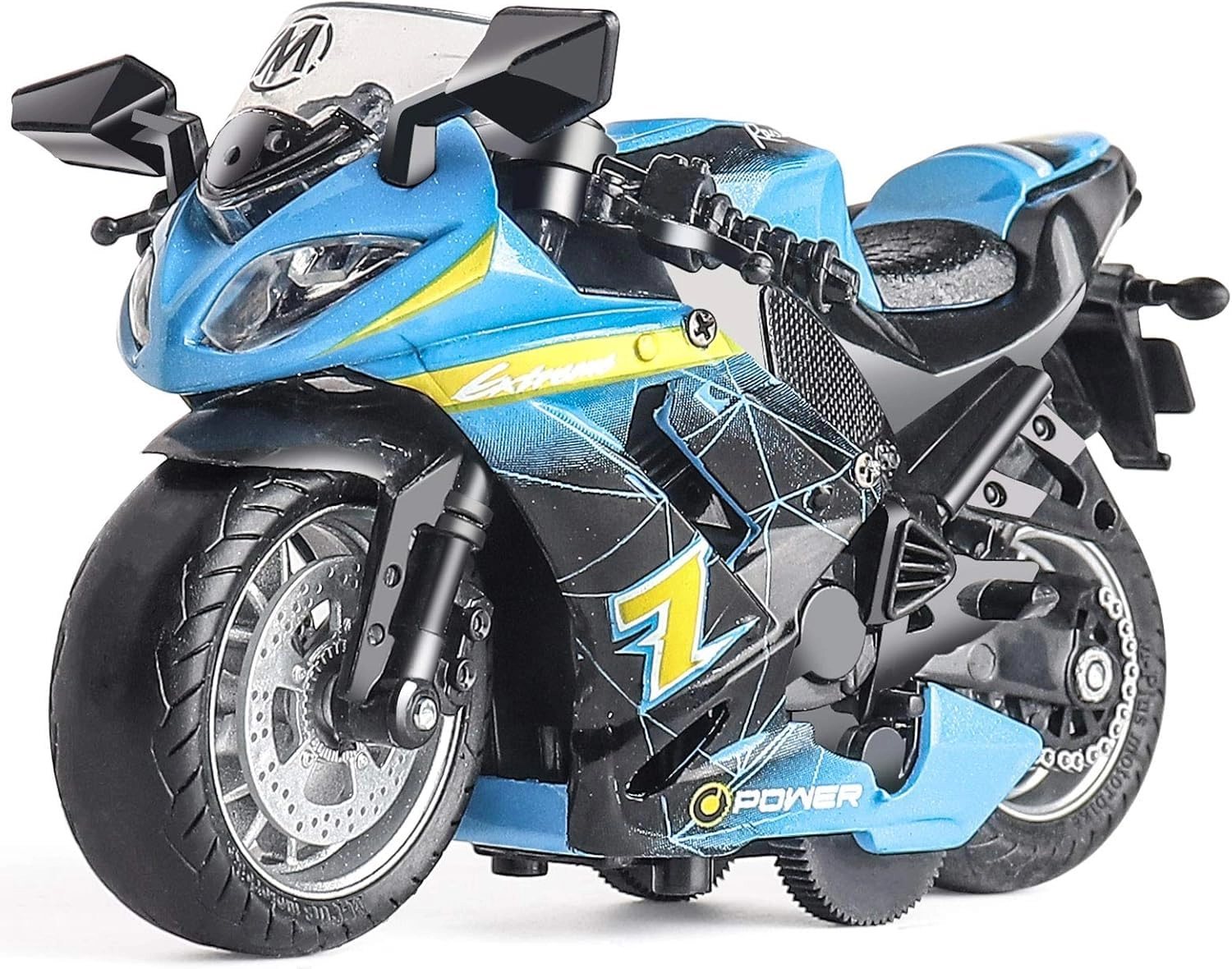 fexxa Police Motorcycle Toy - 1pcs