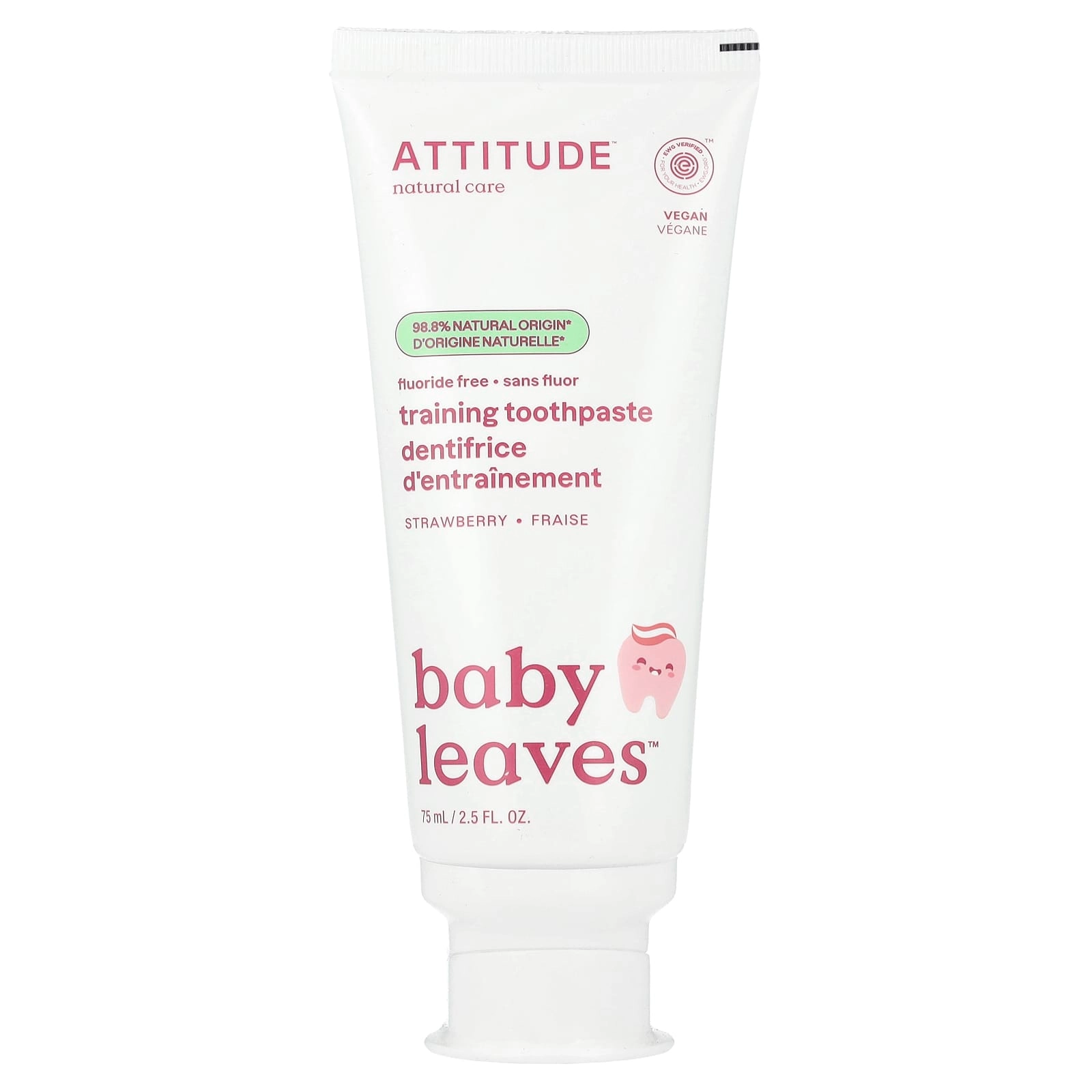 ATTITUDE Baby Leaves Strawberry Toothpaste 75 ml