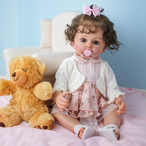 Reborn Baby Doll - 55 cm Full Body Silicone