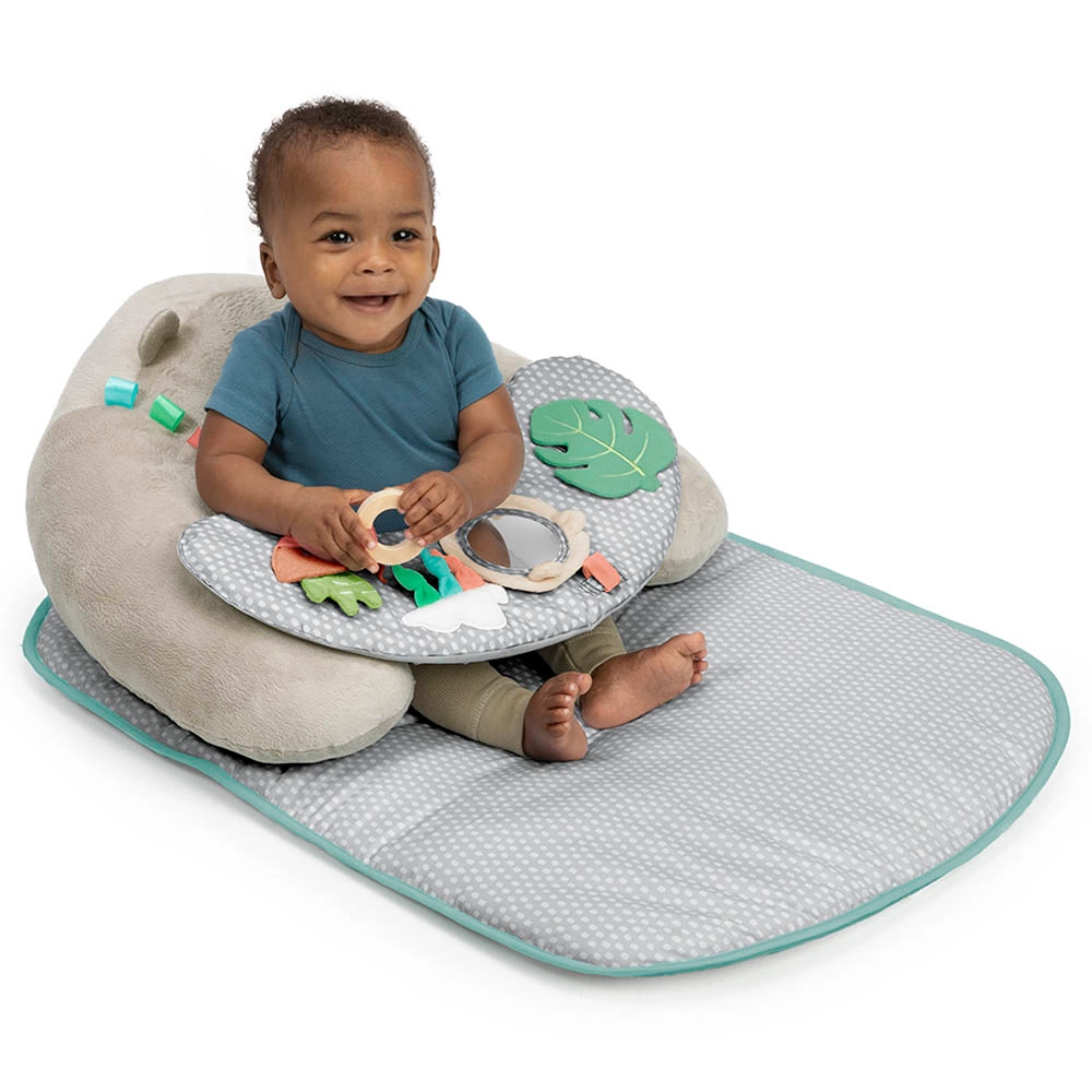 Cozy Prop Sit Up & Activity Mat - Nate the Bear Suitable for 0 month and above