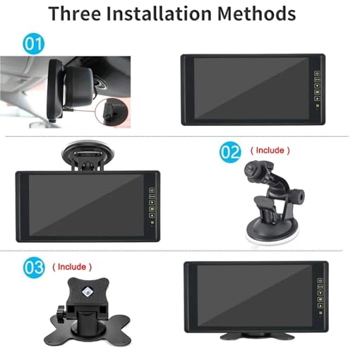 Mirror Monitor - 9 Inch