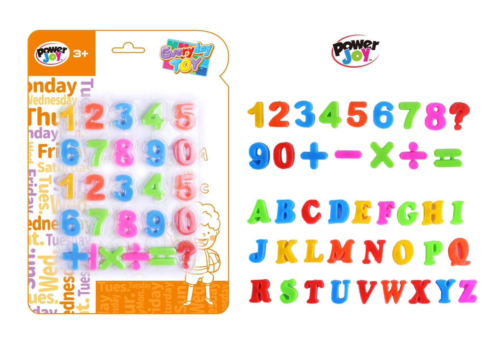 Everyday Toy Magnetic Number or Letter - 3 years & above