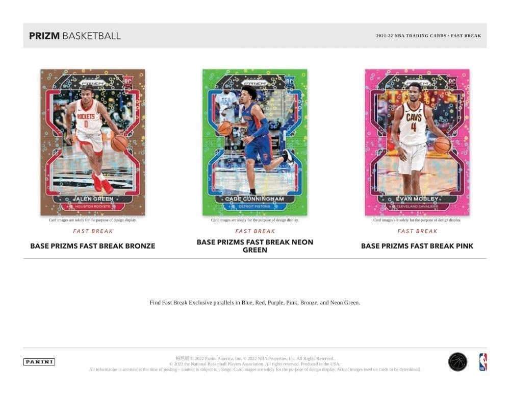 PRIZM Basketball Retail Box - 24 Packs per Box 4 Cards per Pack