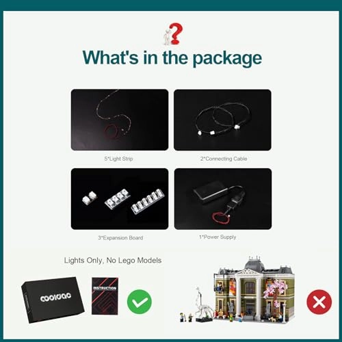 LED Light Kit for LEGO 10326 Natural History Museum - ABS copper