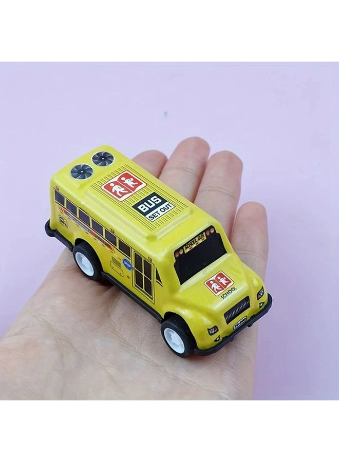 SUV + Hatchback + Taxi + School Bus - 4pcs