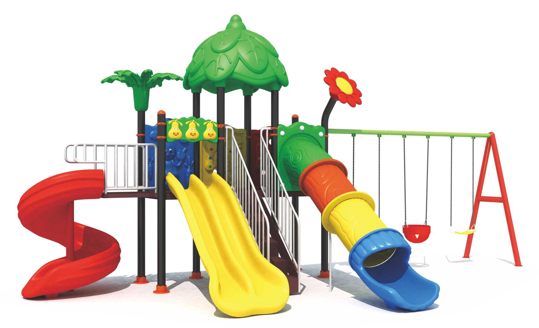 RW-12039 - Outdoor Children Playground Set Garden Climbing frame Swing Slide 6.2 * 4 * 3.3 Meter