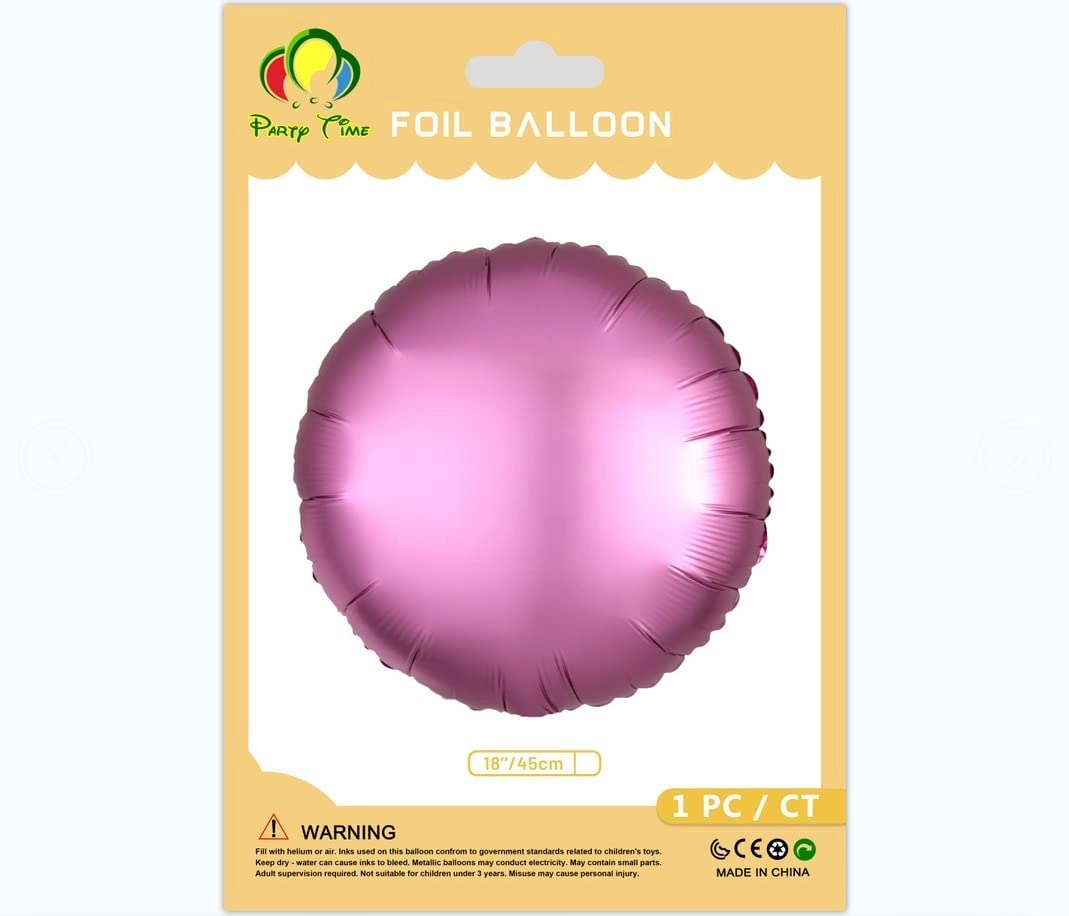 Matte Round Foil Balloon - 1pc/pack mother's day