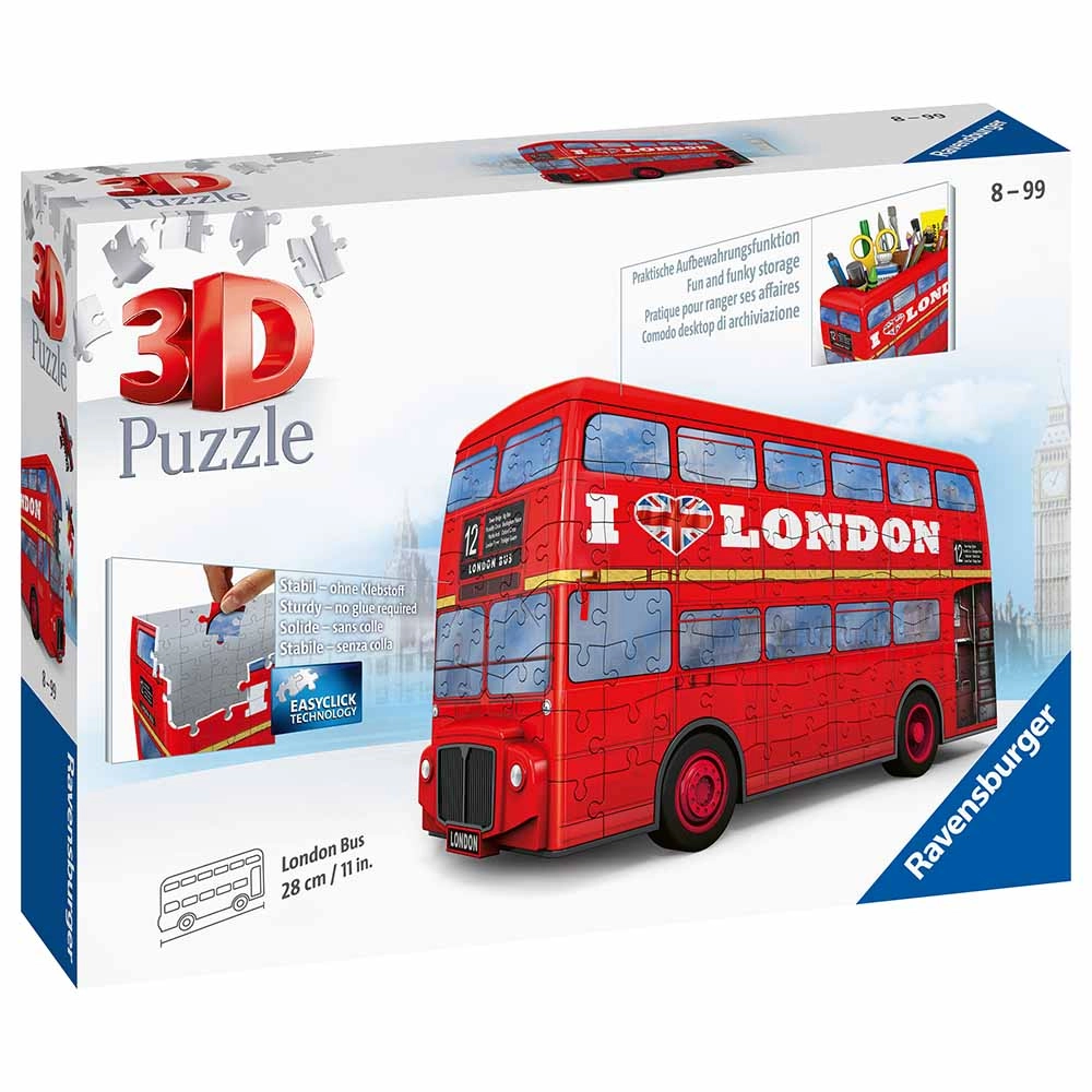 Ravensburger London Bus 3D Puzzle (EM-12534-0) - 216 pcs