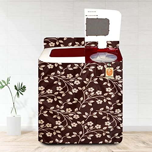 Washing Machine Cover - 6 kg 6.5 kg 7 kg 7.5 kg Brown
