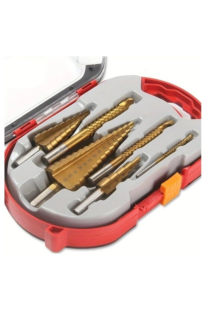 HOMESTAR Drill Bit Set - Titanium Coated 6Pcs
