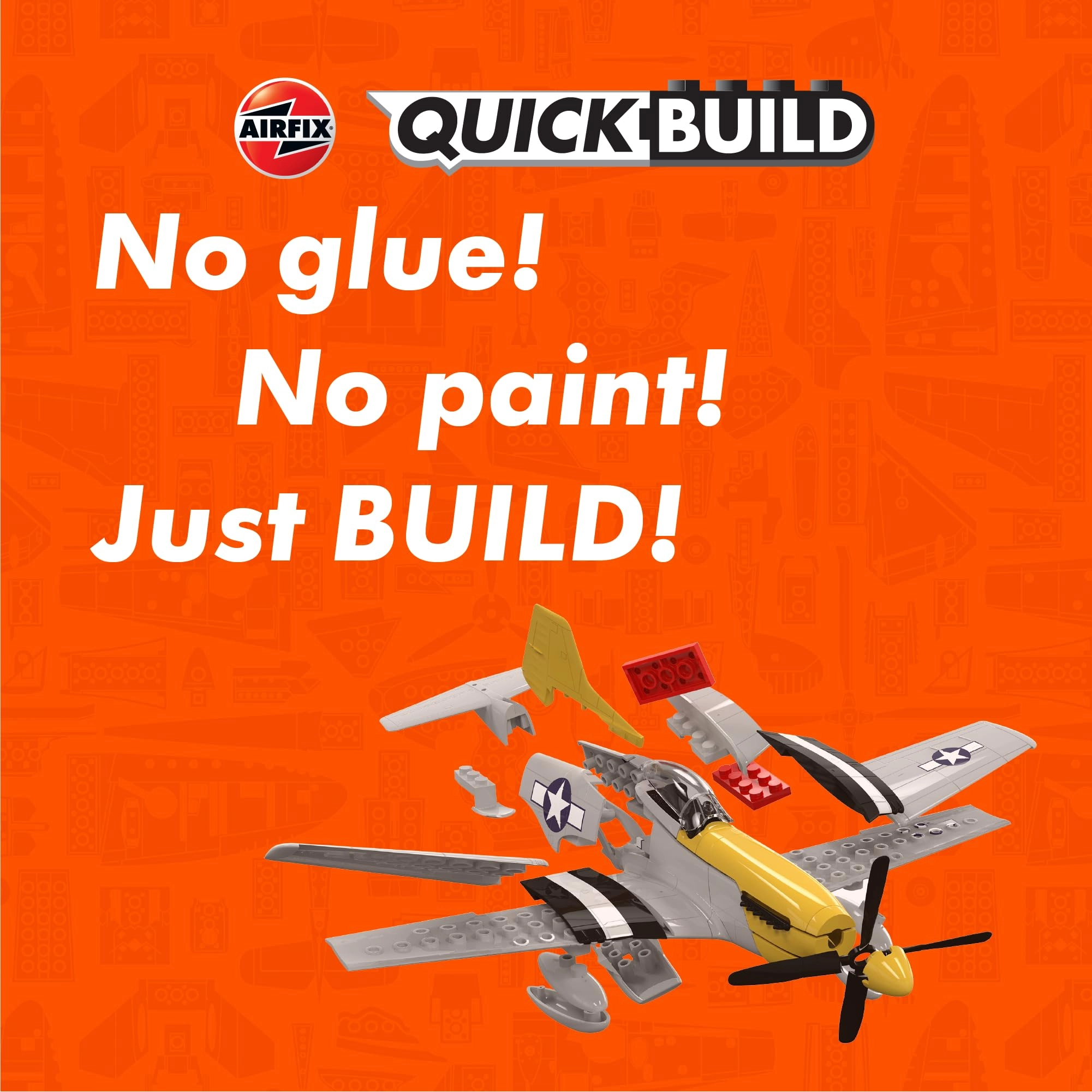 P-51D Mustang Model Kit (J6046) - Quickbuild