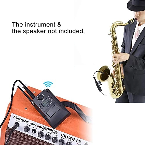 Portable UHF Instrument Wireless Microphone System