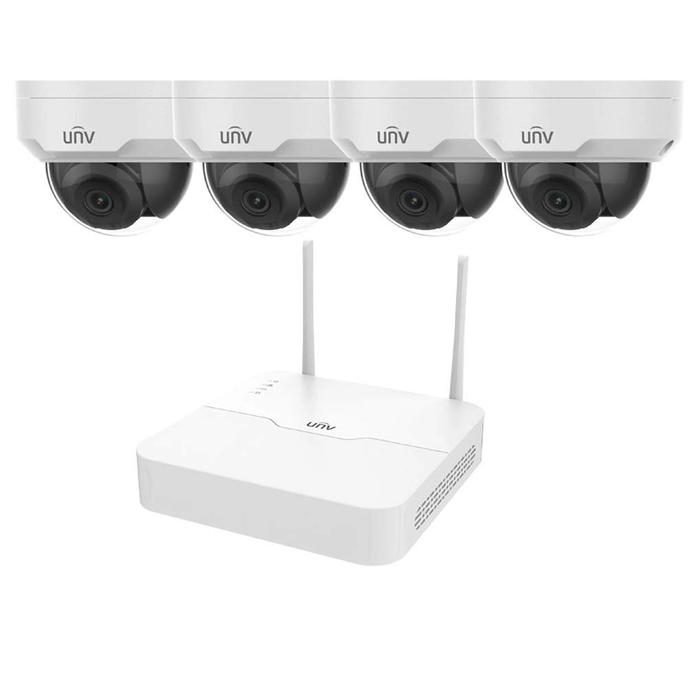 Uniview WiFi NVR - 4 channels + Dome IP Network Camera - 1080p