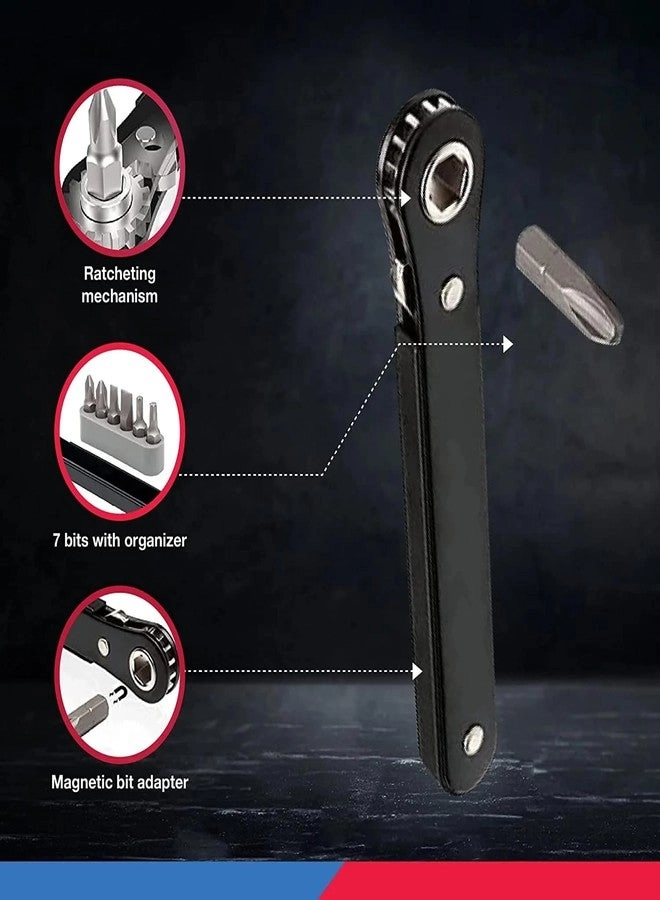 03044A Slotted and Phillips Screwdriver Set (8 Pcs)