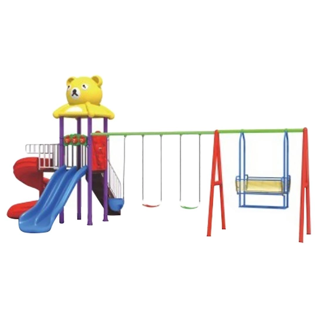 Kids Playground Climbers Swings N Slide - 3+ Multi Colour