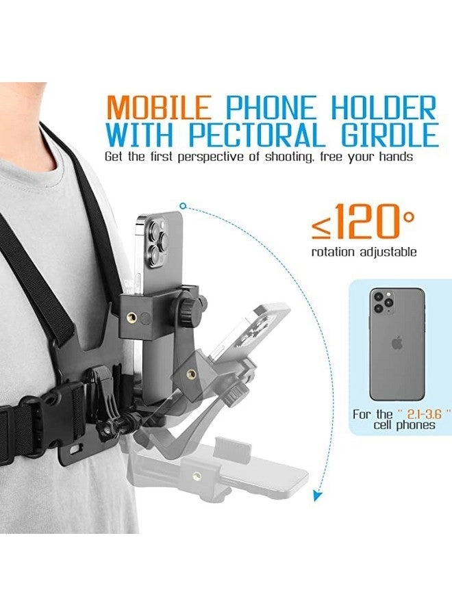 Chest Strap Mount - Mobile Phone GoPro Compatible