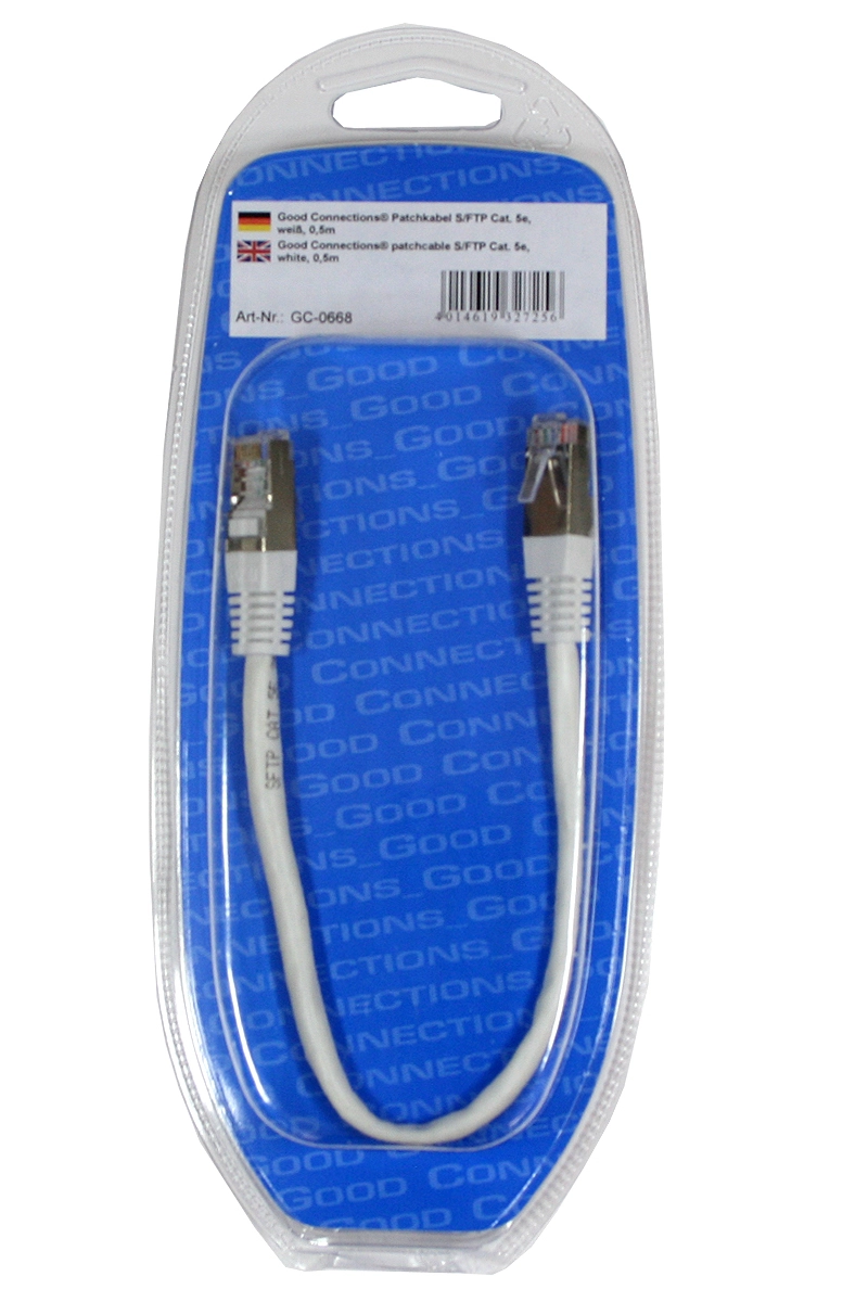 Cat.5e Ethernet LAN Patch Cable - 0.25 m
