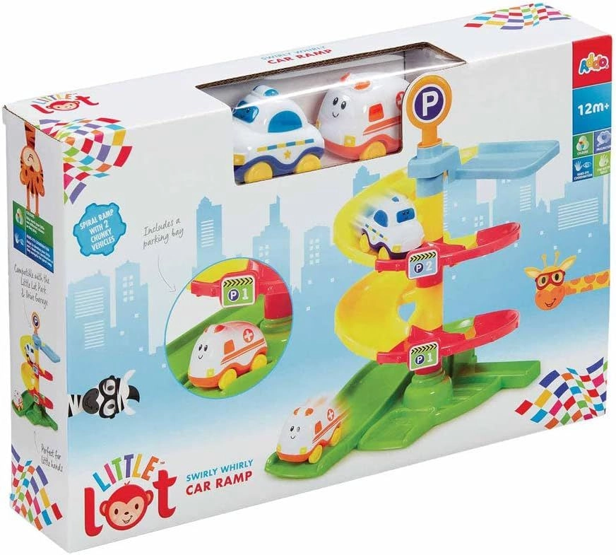 Little Lot Swirly Whirly Car Ramp - 2 vehicles