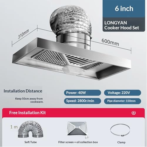 Household Kitchen Ventilator - 600mm