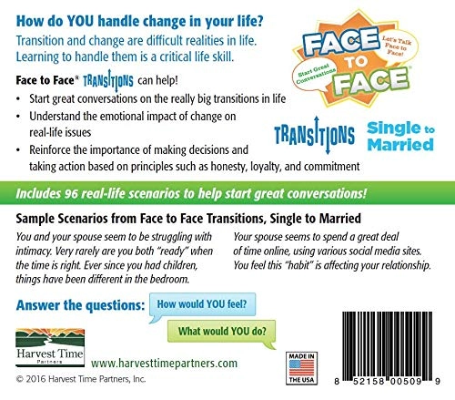 Face to Face Transitions: Single to Married Edition - Card Game