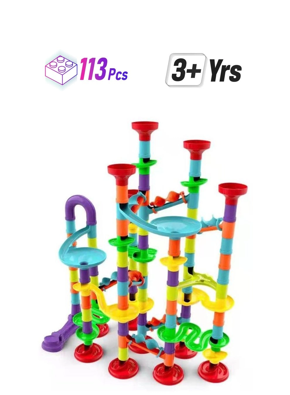 GE Marble Run Set - Construction 113 pcs