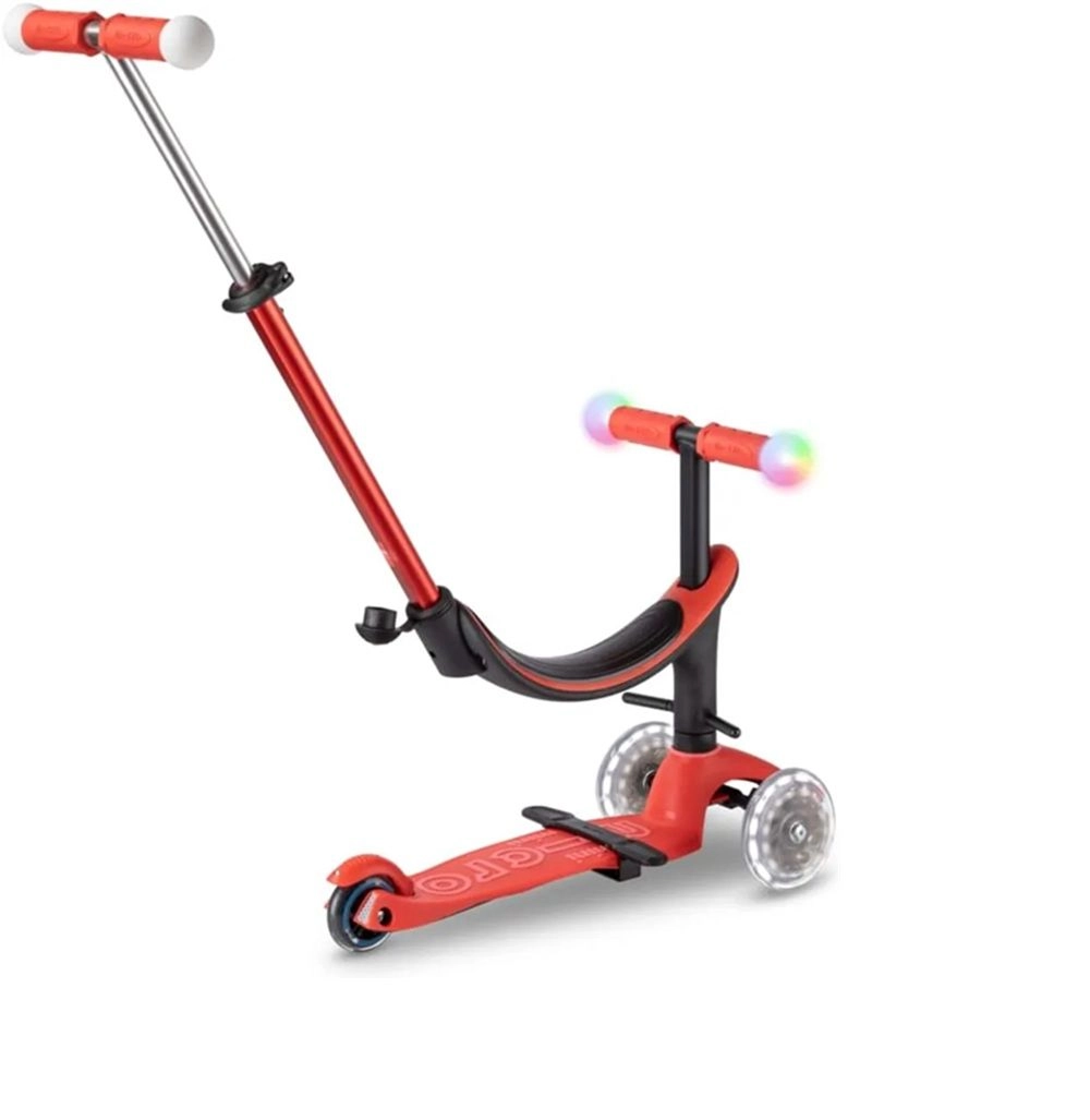 Mini 2Grow Deluxe Magic 3-Wheel Kick Scooter – 120/85mm LED
