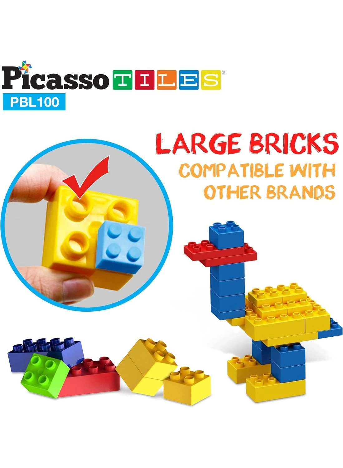 Magnetic Building Blocks - 100pcs