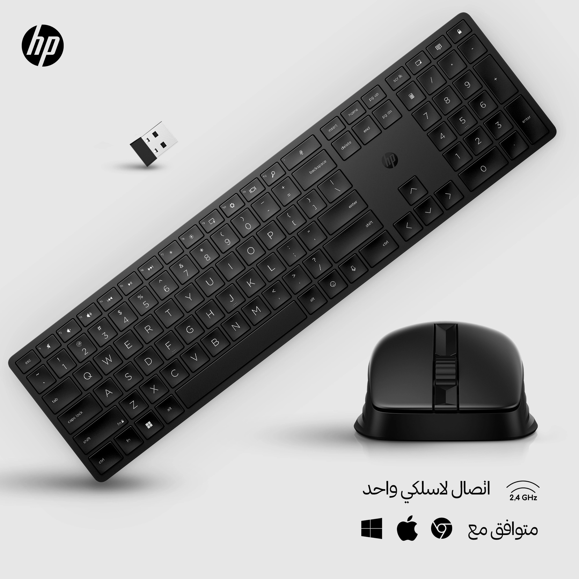 650 Wireless Keyboard And Mouse Combo - AR/EN Wireless
