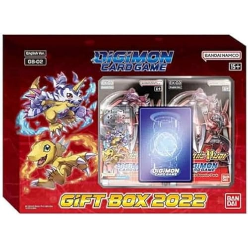 Digimon Card Game Gift Box 2022 - 5x Booster packs Promo CARD x1