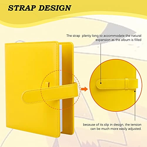 2x3" 256 Pockets PU Leather Photo Album