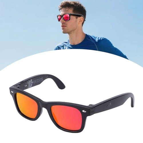 AI Smart Glasses - Red Coating Lens Real Time Multilingual Translation