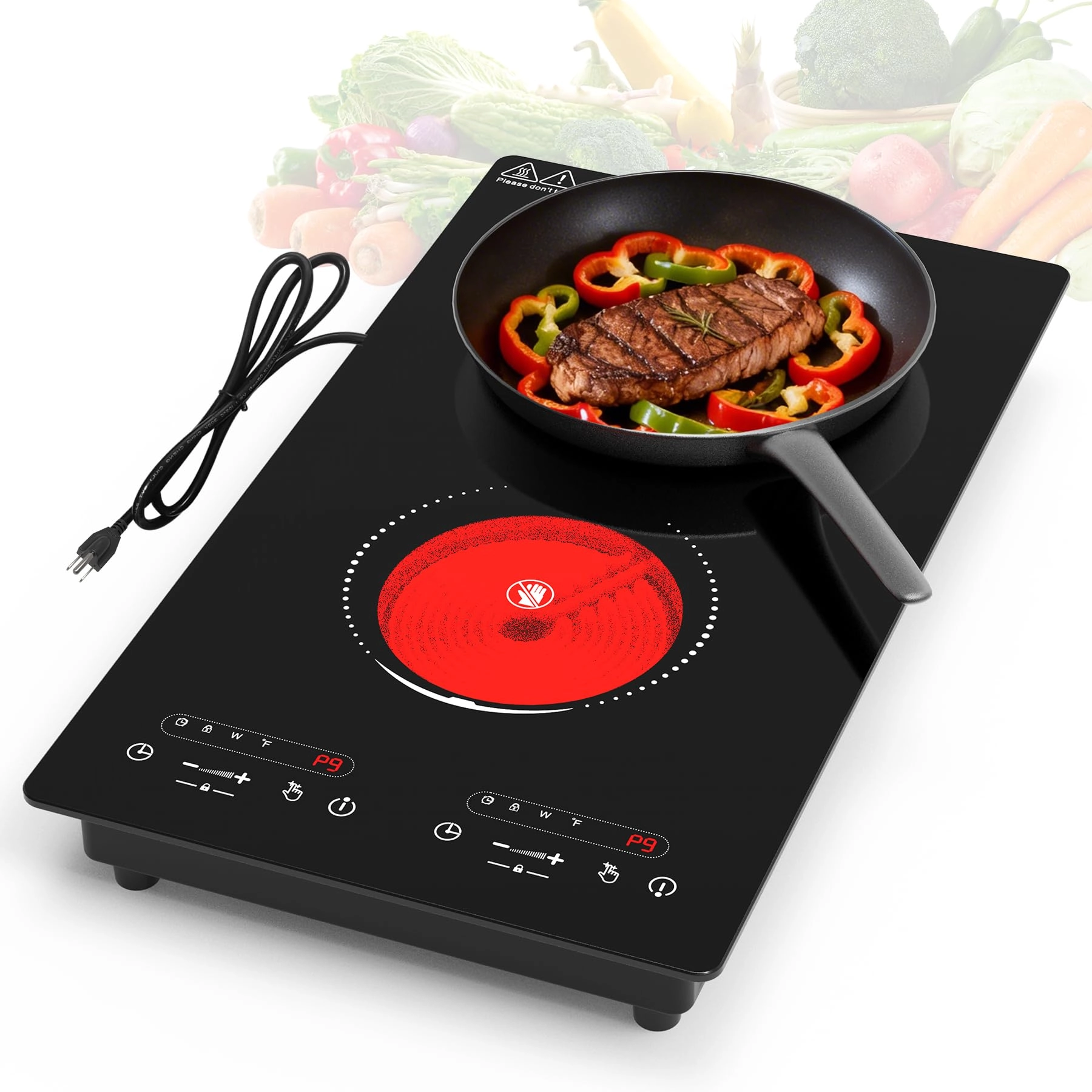 VBGK Stove Top 2 Burner Electric hob