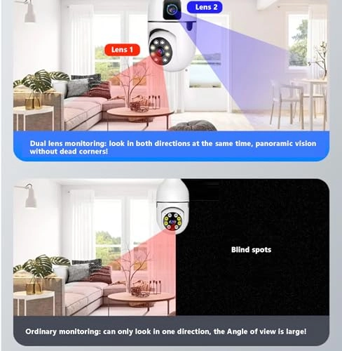 Light Bulb Security Camera 1080P