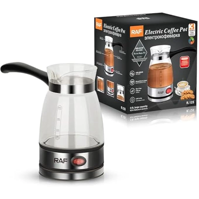 Electric Turkish Coffee Pot - 500ml 700W Stainless Steel