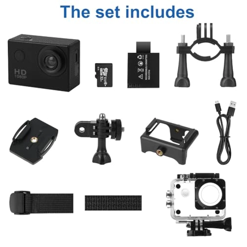 Action Camera - 32GB 1080P 30FPS