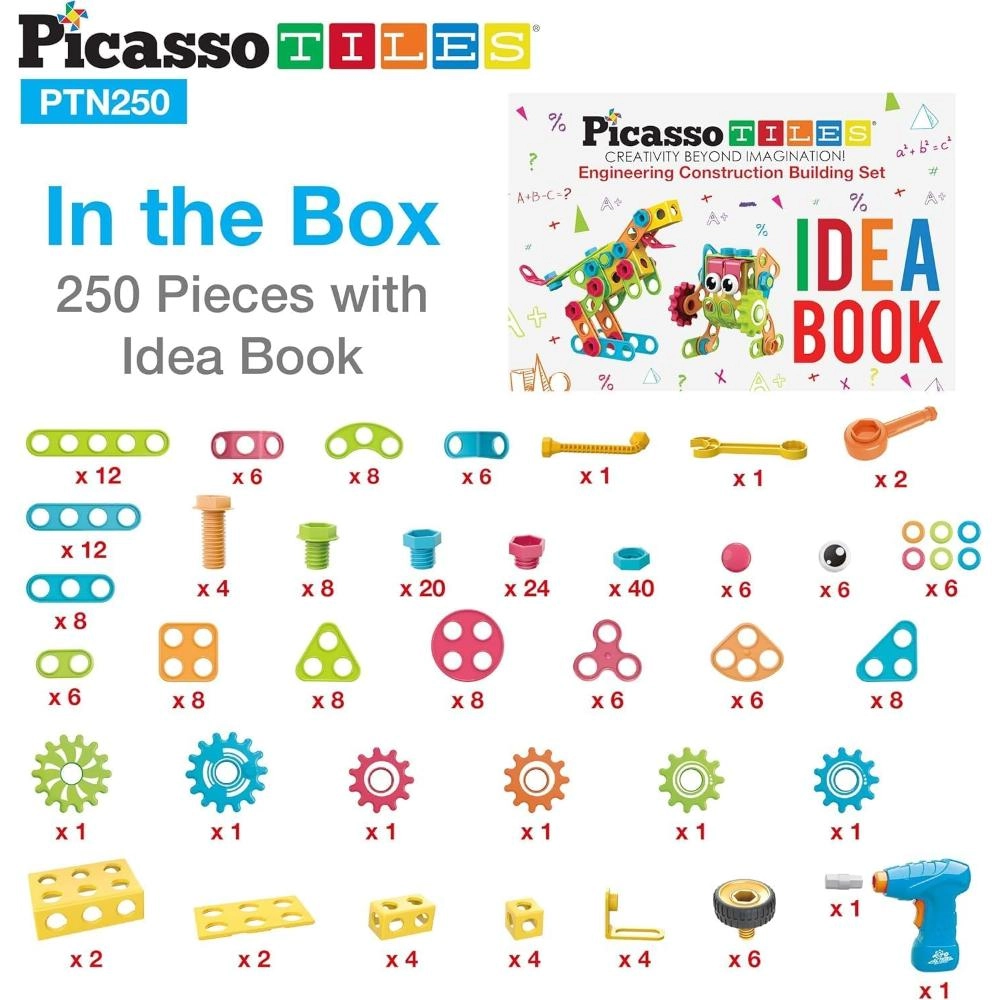 Engineering Construction Building Set - 250 pcs