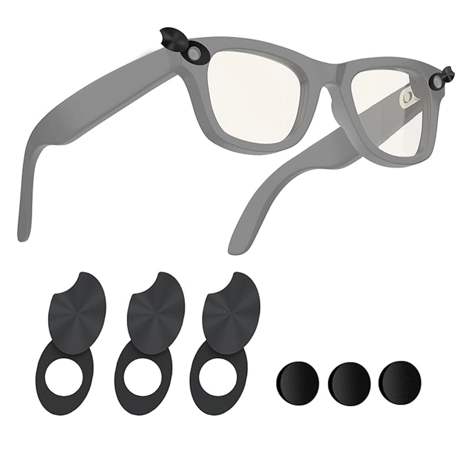 GOWENIC Smart Glasses LED Light Blocking Stickers - Rotating Privacy Shutter High Blocking LED Panel
