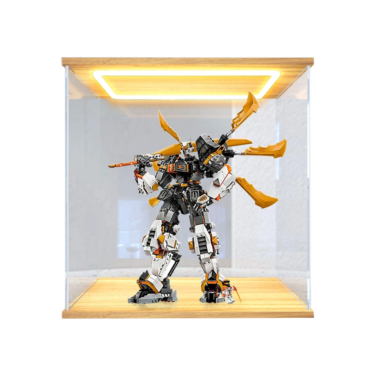 TIANQING Acrylic display case (71821) - LED 45 x 30 x 45 cm Black