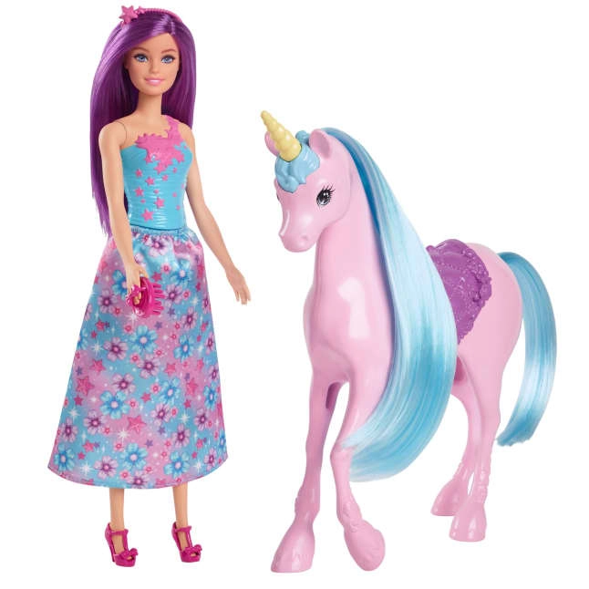 Doll And Unicorn - Turquoise Mane Ages 3+