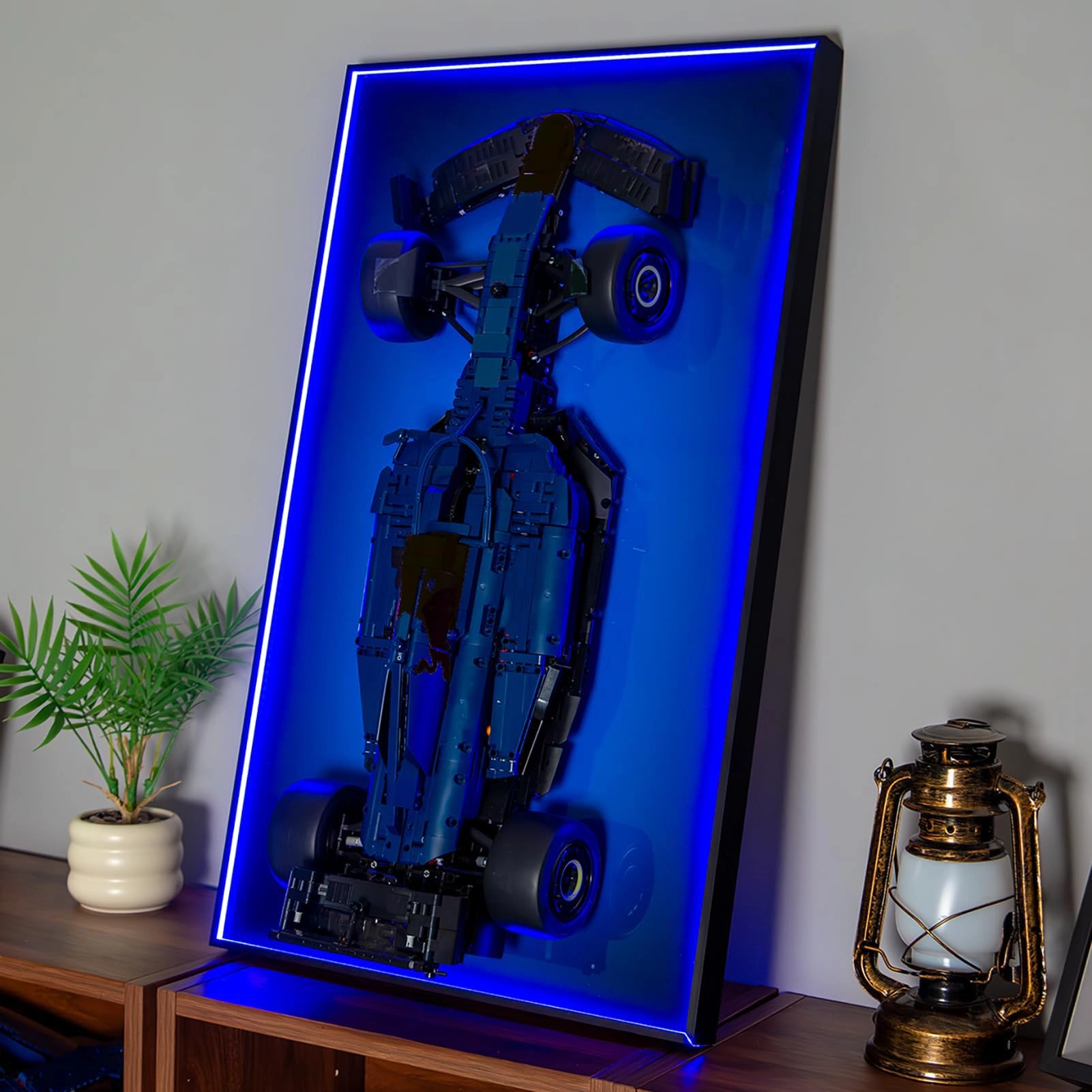 iCUANUTY Display Wallboard - for LEGO Technic Oracle Red Bull Racing Car 42206 75X45cm