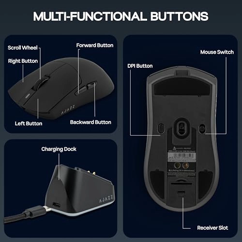 AJ139P V3 MC - 2.4GHz Wireless Bluetooth USB