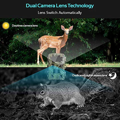 Trail Camera Dual-Lens - 20MP