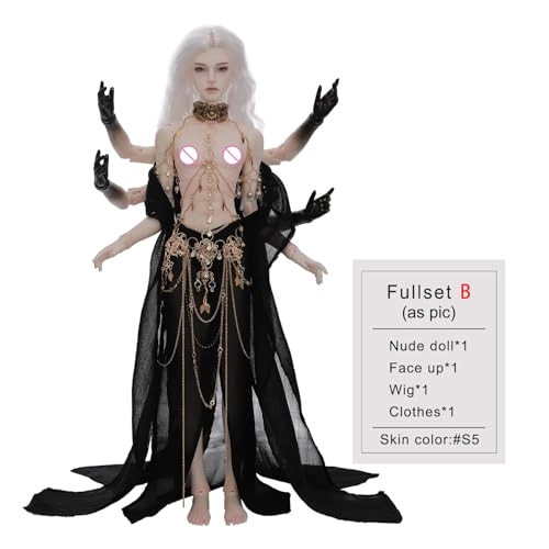 Dark Angel BJD Doll - 1/4 Resin Multiple arms Ages 15+
