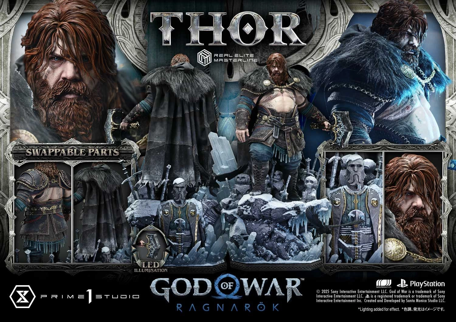 Thor - God of War Ragnarök - Real Elite Masterline - 1:3 scale