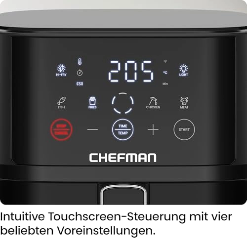 ChefmanTurboFry Touch Easy-View RJ38-4TW-BLK-DS-EU