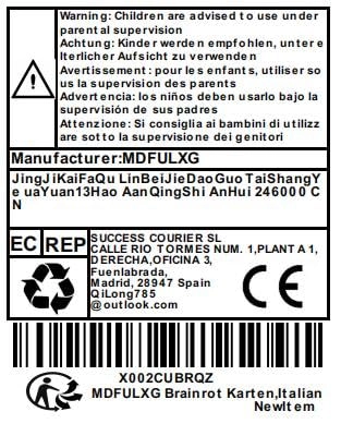 Brain Red Cards - 36 Bags 8 Cards